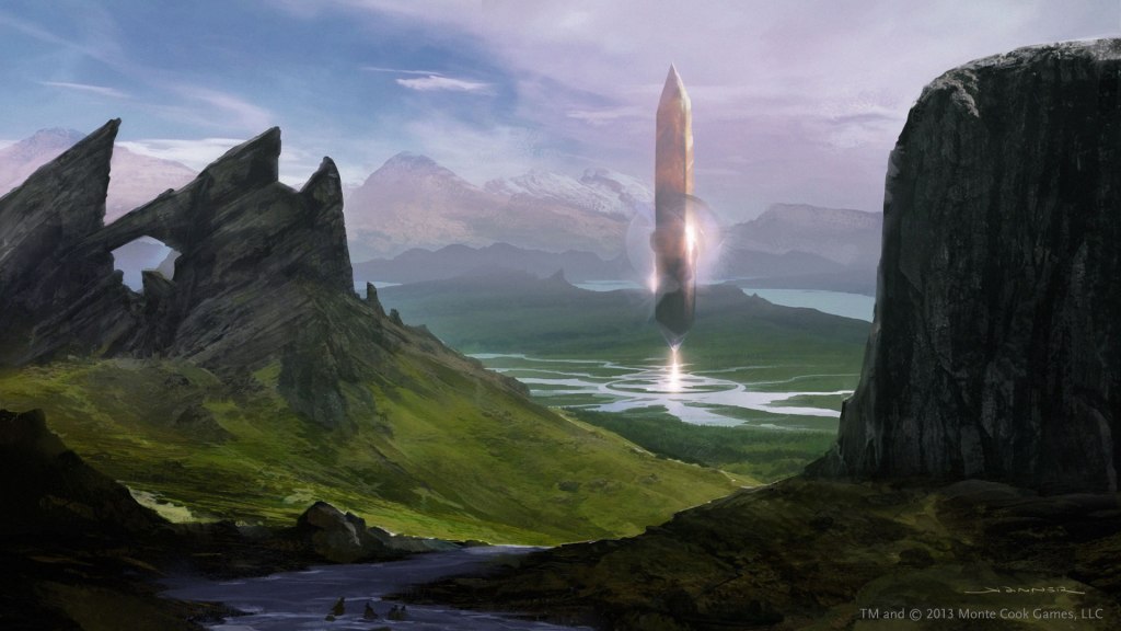 Taking place on Earth in the far future, with wonderous locales built on the previous ages world, Numenera is a rich setting that encompasses both fantasy and science fiction and combines them into a fantastic and weird setting with equally unique player characters. There's so much that can be done in the setting.