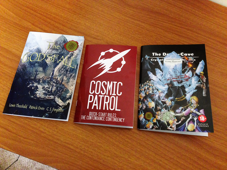 CAPSULE REVIEW – INDIE RPG GAMES AT FREE RPG&nbsp;DAY