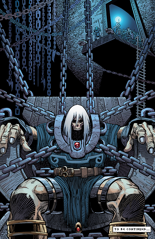 Brynja's target from Ragnarok #1 by Walt Simonson.