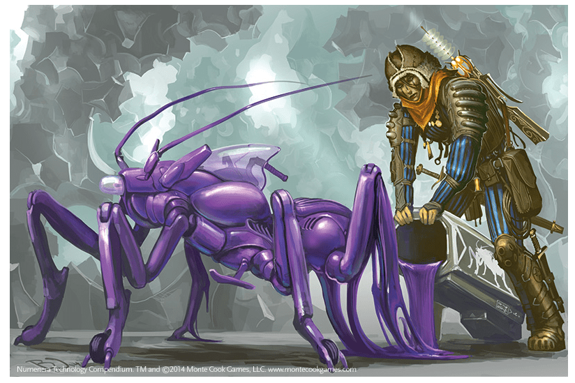 Art from Numenera Technology Compendium - Sir Arthour's Guide to the Numenera produced by Monte Cook Games. (Source: www.MonteCookGames.com)