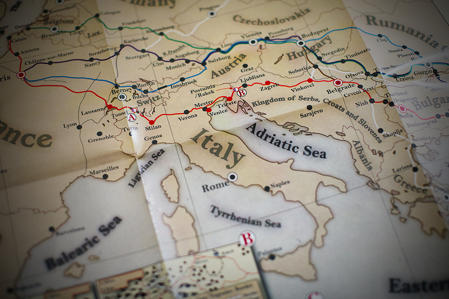 Map included with the Horror on the Orient Express boxed set by Chaosium.